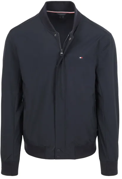Tommy Hilfiger Jacket Tech Bomber Navy Blue Dark Blue maat L