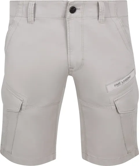 PME Legend Nordrop Cargo Shorts Moonstruck Grey Beige size 32