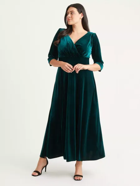 Scarlett & Jo Verity Velvet Maxi Dress