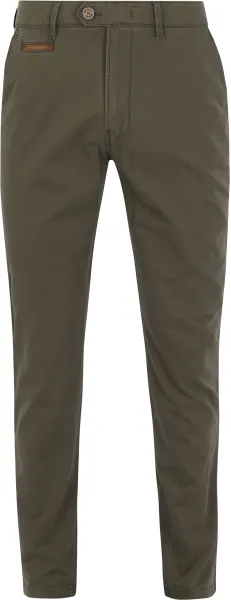 Gardeur Chino Benny 3 Olive Green maat 102