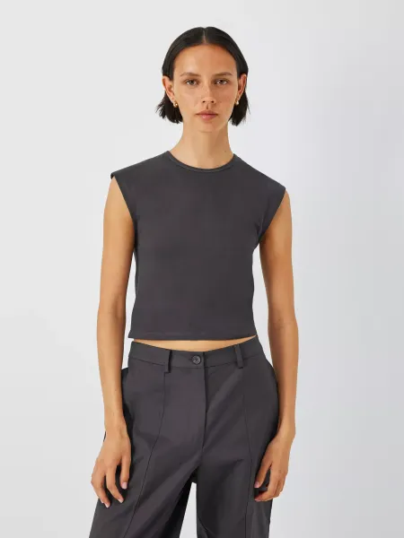 John Lewis Grown On Sleeve Crop Top