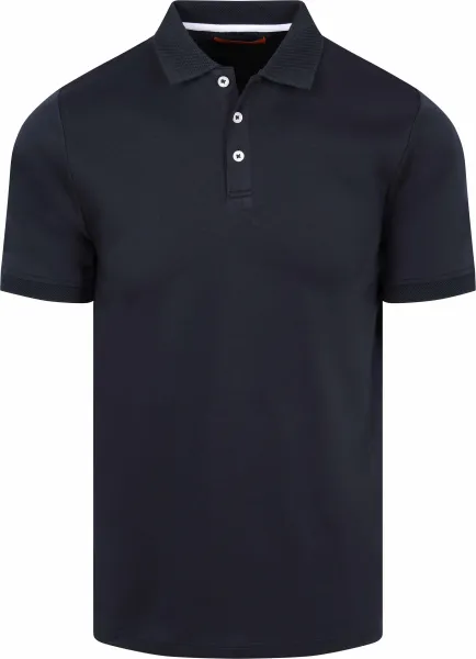 Suitable Boris Polo Shirt Navy Blue Dark Blue maat 3XL
