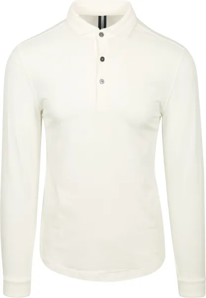 Profuomo Longsleeve Polo Off White maat L