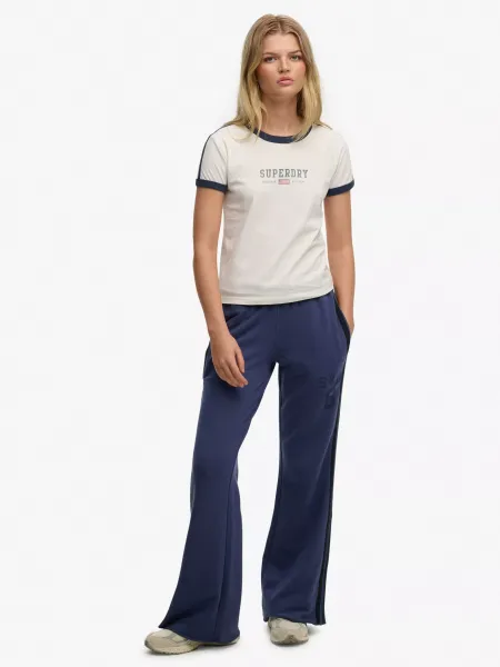 Superdry Athletic Essentials Stripe Flare Joggers
