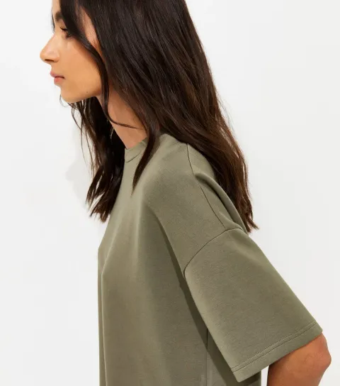 Premium Khaki Sweatshirt T-Shirt