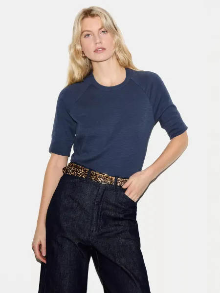 Jigsaw Cotton Luxe Raglan Sleeve T-Shirt