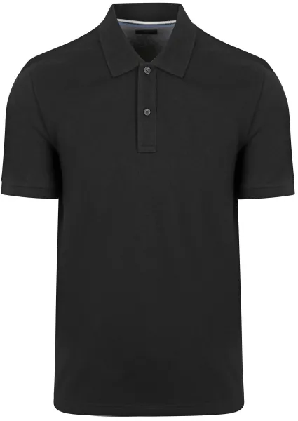 OLYMP Polo Shirt Piqué Black maat 3XL