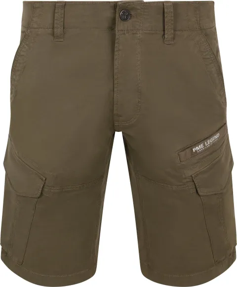 PME Legend Nordrop Cargo Shorts Olive Green Dark Green maat 30