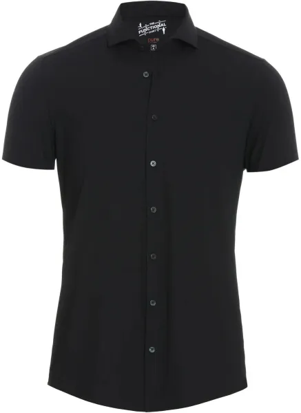 Pure Short Sleeve The Functional Shirt Blue-Black Black size 38