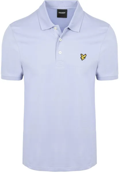 Lyle and Scott Polo Shirt Bubble Blue Purple maat L