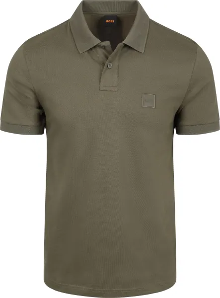BOSS Passenger Polo Shirt Dark Green Dark Green maat L