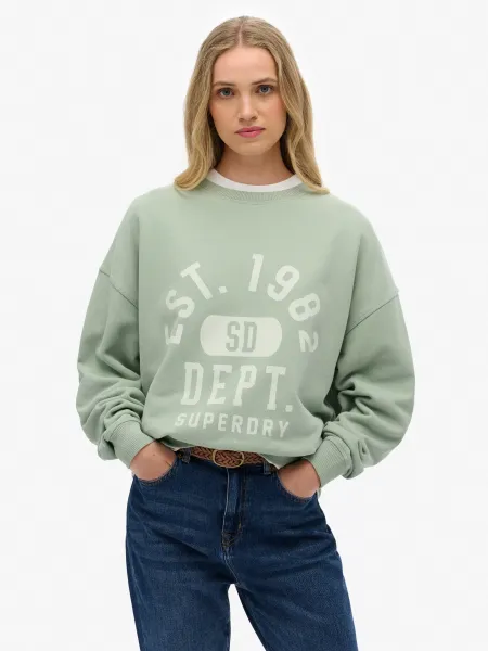 Superdry Athletic Essentials Relaxed Crew Sweatshirt