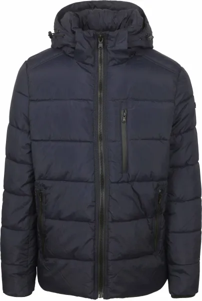 McGregor Jacket Hooded Puffer Navy Blue Dark Blue maat M