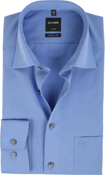 Olymp Luxor shirt Modern Fit Blue size 37