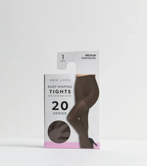 Brown Premium Body Shaping 20 Denier Tights