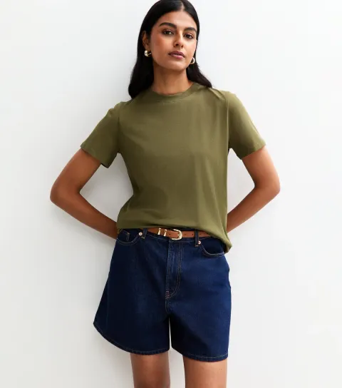 Dark Khaki Relaxed Jersey T-Shirt