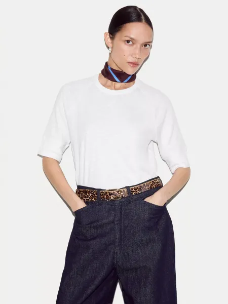 Jigsaw Cotton Luxe Raglan Sleeve T-Shirt