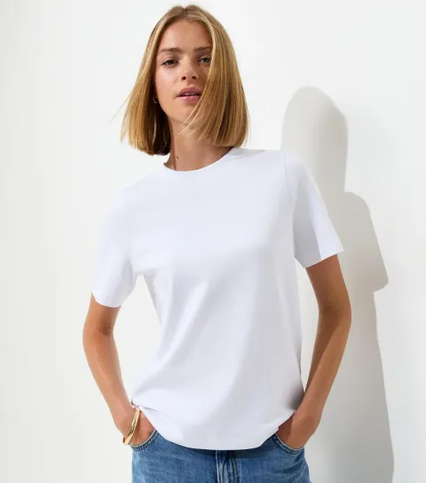 Premium White Heavyweight Cotton T-Shirt