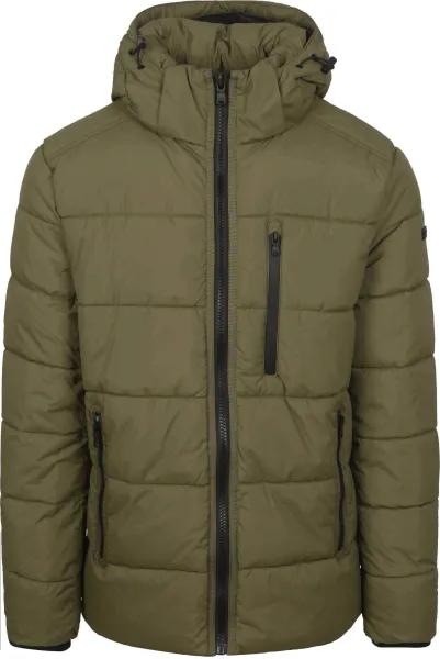 McGregor Jacket Hooded Puffer Green maat 3XL
