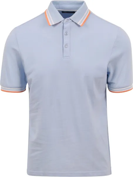 Suitable Kick Polo Shirt Light Light blue Blue maat L