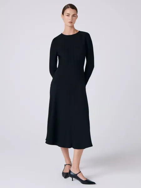 Ghost Kiara A Line Midi Dress