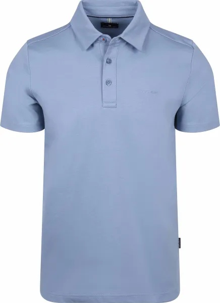 State of Art Polo Shirt Soft Piqué Light Light blue Blue maat 3XL