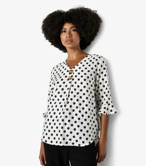 Polka Dot Blouse
