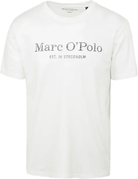 Marc O'Polo T-Shirt Logo White maat 3XL