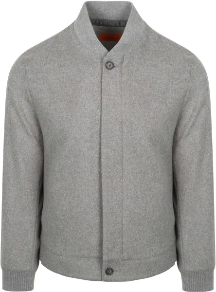 Suitable Bomber Flannel Grey maat L