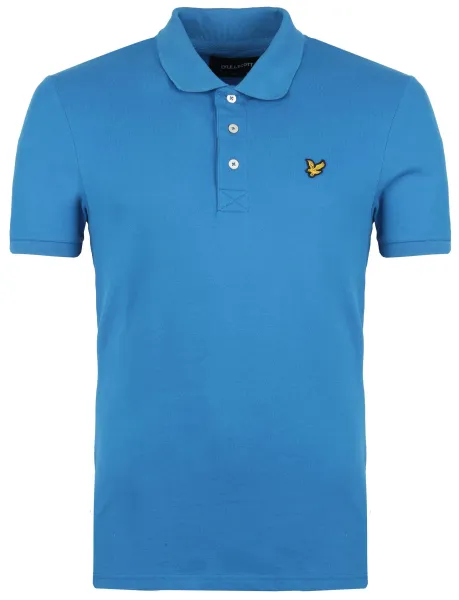 Lyle and Scott Polo Shirt Blue maat M