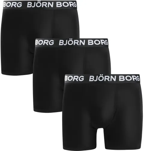 Björn Borg Sports Boxers 3-Pack Black maat M