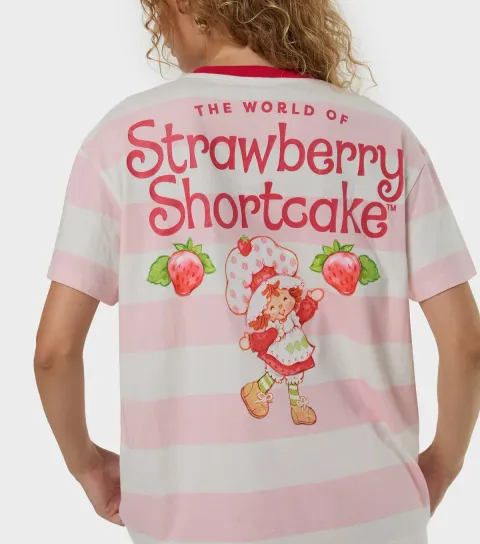 Pink Cotton Strawberry Shortcake T-Shirt
