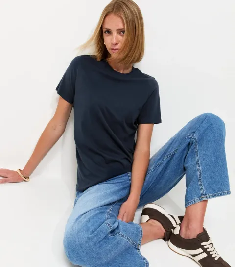 Navy Cotton T-Shirt