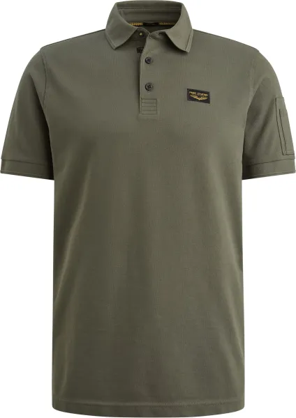 PME Legend American Classic Polo Shirt Thyme Green Dark Green maat 3XL