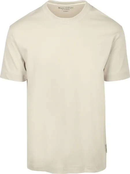 Marc O'Polo Heavy T-Shirt Ecru Beige Grey maat L