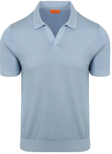 Suitable Polo Shirt Riva Compact Steel Light blue Blue maat L