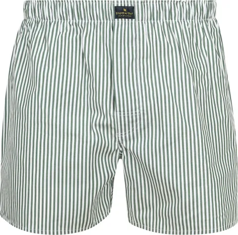 Steppin' Out Boxershort Stripe Green maat M