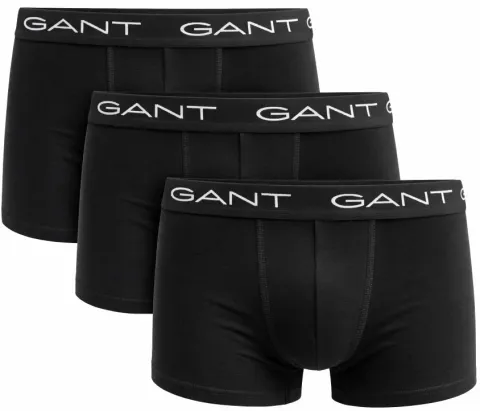 Gant Boxers Trunk 3-Pack Black maat L