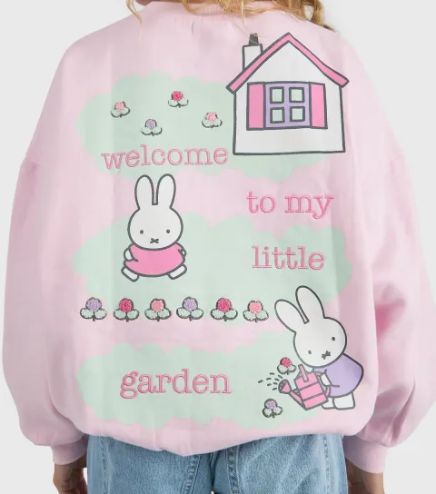 Pink Miffy Little Garden Sweatshirt
