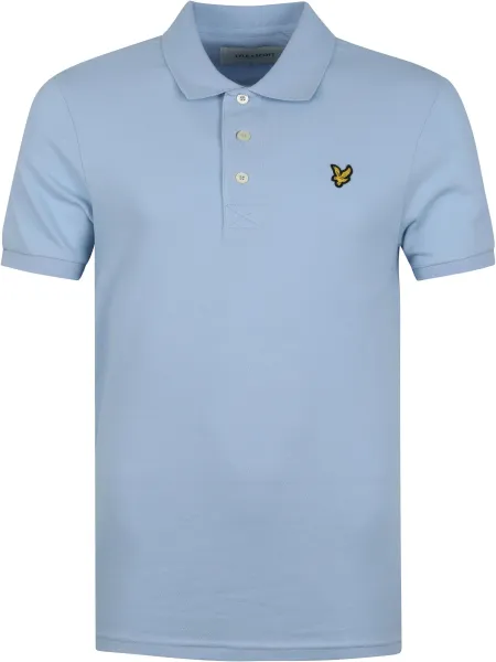 Lyle and Scott Polo Light Blue maat L