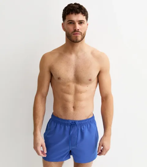 Blue Short Length Swim Shorts