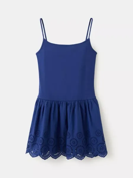 Mango Fit and Flare Cotton Mini Dress
