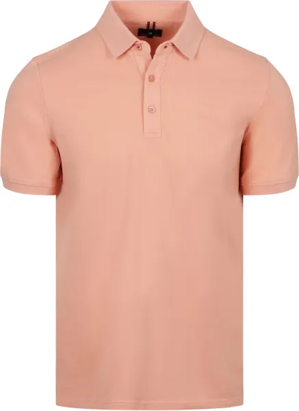State of Art Poloshirt Piqué Coral Pink Orange maat 3XL
