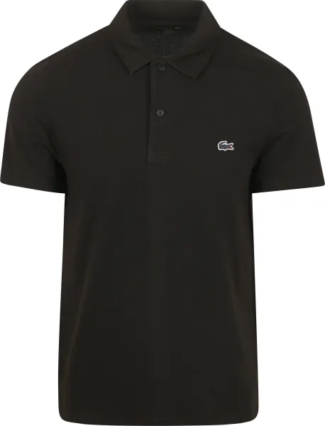 Lacoste Polo Shirt Breathable Black maat L