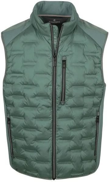 CASAMODA Bodywarmer Hybrid Puffer Olive Green maat 3XL