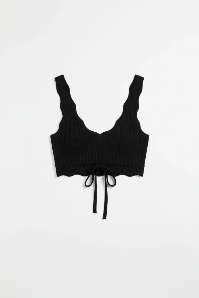 Spiritual Gangster Hudson Pointelle Sweater Tank Top