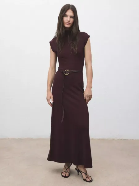 Mango Pomodore Jumper Maxi Dress