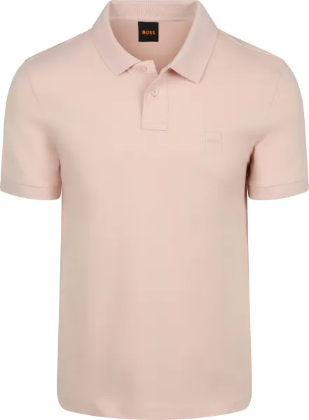 BOSS Passenger Polo Shirt Open Pink maat 3XL