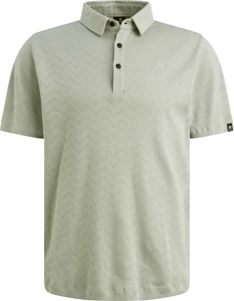 Vanguard Polo Shirt Jacquard Jersey Green maat 3XL