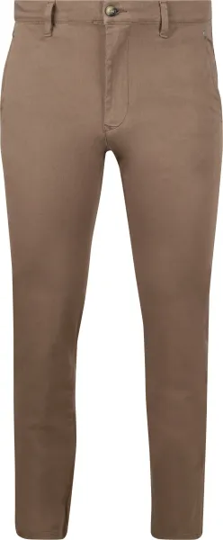 Suitable Chino Philo Flex Taupe Brown maat W 30
